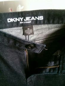 Ladies DKNY Dark Denim Jeans. Size 12