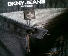 Ladies DKNY Dark Denim Jeans. Size 12