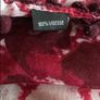 Ladies Wine Coloured Scarf Image 2
