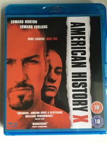 American History X [1998] Edward Norton and Edward Furlong, Fairuza Balk, Stacy Keach, Elliott Gould, Avery Brooks, Ethan Suplee & Beverly D'Angelo [Blu-ray Movie]