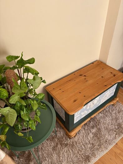 Handmade Upcycled Green Furniture Set