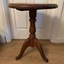 19th Century Antique Pine and Elm Small Tavern Table with Rotating Top Image 2