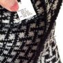 Black and white knitwear cardi/ jacket Image 3