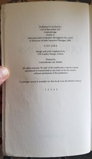 Irish Humourous Quotations, Ed Laurence Flanagan
