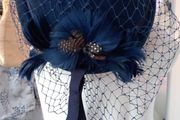 Fabulous Navy Blue Vintage Hat