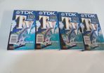 NEW TDK video tapes 180 x 4