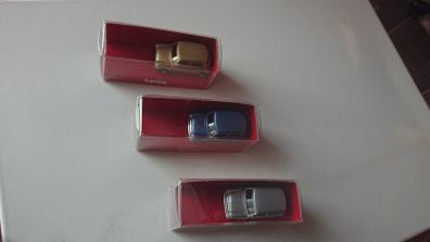 3 MINI Model cars