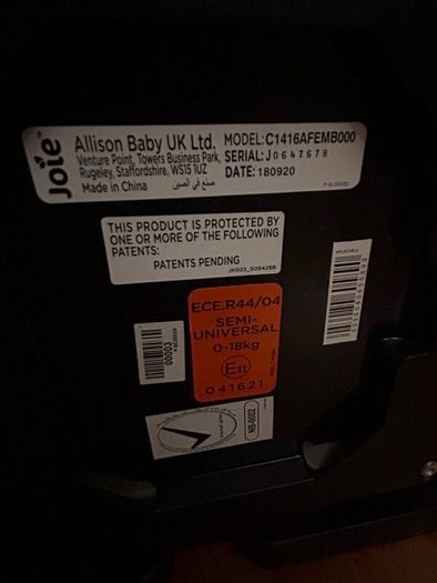 Joie Spin 360 Car Seat - Newborn +++