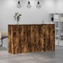 Reception Desk Smoked Oak Image 4