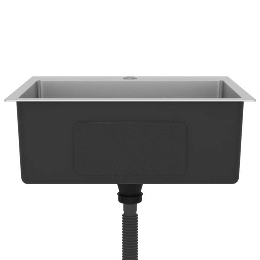 Handmade Kitchen Sink with Faucet Hole Stainless Steel
