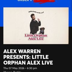 x2 Alex Warren Standing Tickets