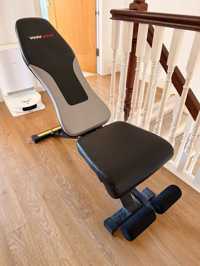WINNOW Adjustable Weight Bench, Foldable, Flat/Incline/Decline