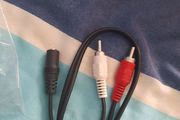 jack to RCA cable audio for stereo or tv