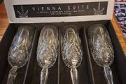 Vienna Suite 24% Lead Crystal Champagne Flutes