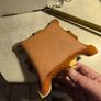 CARCO Painted ceramic Unique piece of pottery could be trickelt dish or ashtray or hinging dish. Image 3