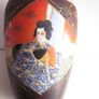 Vintage Pair of Japanese Satsuma Vases Image 9