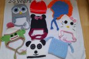 Handmade kids winter hats from 2 years+