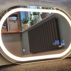 LED Bathroom Mirror Wi-Fi Weather Station Solid Back Cover