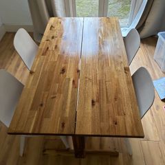 IKEA dining kitchen table and x4 chairs