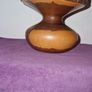 Vintage Wooden turned candle holder - Signed by artist Image 2