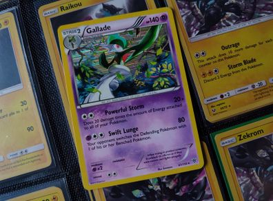 Gallade ! Holo Rare ! from Plasma Storm Set ! 2012 ! Pokemon Card !