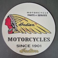 Vintage Style Metal Sign. Indian motorcycles.