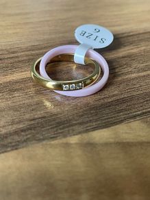 Ceramic stainless steel ring size 6,7,8,9