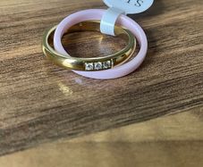 Ceramic stainless steel ring size 6,7,8,9
