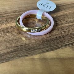 Ceramic stainless steel ring size 6,7,8,9