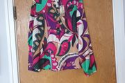 Gallery  Abstract  Colour Long Sleeved  Blouse.  Size.14