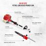 BU-KO 52cc Long Reach Petrol Hedge Trimmer and Pruner Saw with 3X 75cm Extension Pole, Ultimate Garden Tool for Precision Cutting, Trim Hedges and Prune with Ease Image 5