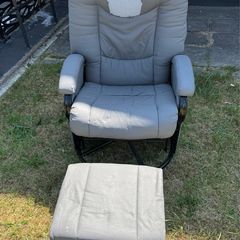 nursing chair and foot stool