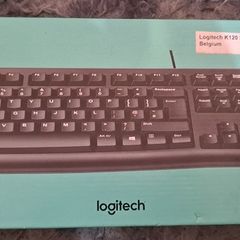 Logitech K120 Keyboard USB Black - (Belgium layout)