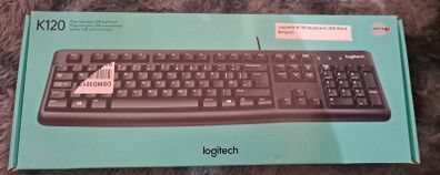 Logitech K120 Keyboard USB Black - (Belgium layout)