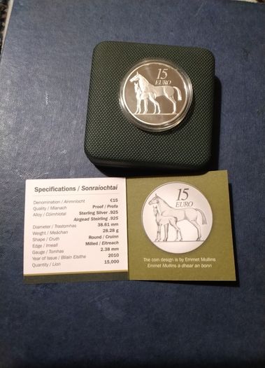 Eire   Central Bank Silver Proof Coin