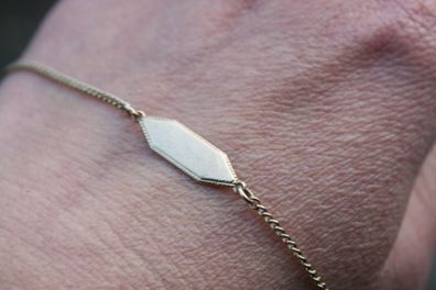 Vintage 9ct Yellow Gold Bracelet 1,7g