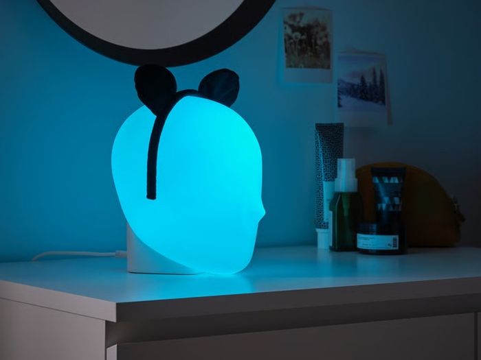 IKEA ISKARNA  LED table lamp, multicolour