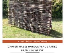 Hazel Fence Panels