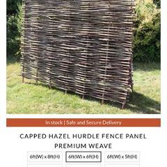 Hazel Fence Panels