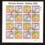 2000 Ireland Olympic Games Sydney 2000 Commemorative Stamps Sheet Fine CDS Used Fine Used with Dublin cancel of 7th July 2000 (First day of issue) on envelope extract. Image 2