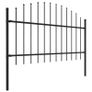 Garden Fence with Spear Top Steel Image 2
