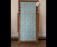 Folding Wooden Sling Beach Chair