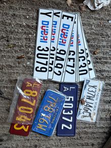 American license plates