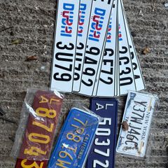 American license plates