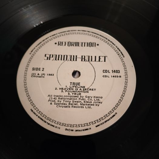 Spandau Ballet - True Irish pressing