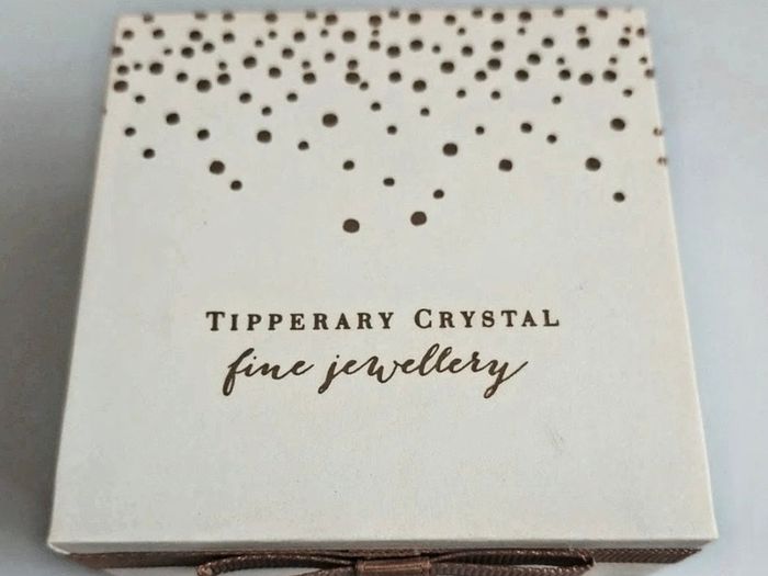 Tipperary Crystal Rose Gold Initial "V" Pendant Necklace