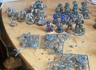 Warhammer 40k Dark Angels and general space marine lot