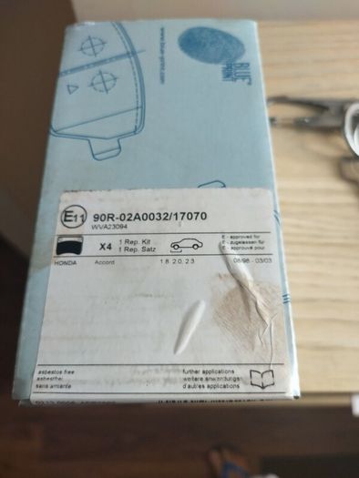 Brake Pad Set, disc brake (Brake System)