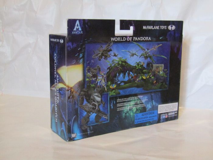 Avatar Movie Mcfarlane Toys Figure Playset Amp Suit & Colonel Miles Quaritch Brand New Sealed