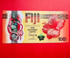 FIJI   100 CENTS  2023  Pick  124   Polymer  / Plastic  ( Uncirculated )